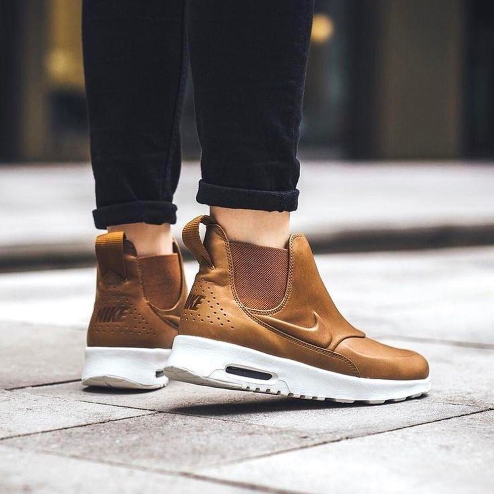 Nike Women’s Air Max Thea Brown Leather Sneaker